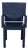 Arcadia Arcona Chairs in Blue Leather from B&B Italia / C&B Italia, Set of 8 For Sale