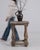 20th Century French Pedestal Side Table With Turned Legs France Mid 20th Century For Sale - Image 9 of 13