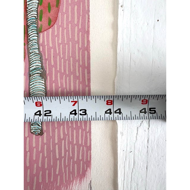 Paper Barbara Beck 1988 Abstract Watercolor Painting on Paper - Signed/Dated/Unframed For Sale - Image 7 of 11