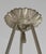 Maynadier & Degue French Art Deco 3-Armed Chandelier - 1930s Nickeled Bronze & Frosted Glass For Sale - Image 12 of 18