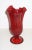 Mid 20th Century Mid 20th Century Red Art Glass Deco Vase For Sale - Image 5 of 9