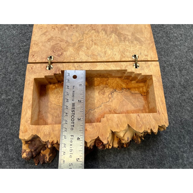 Michael Elkan Studio Birdsye Maple Jewelry Box For Sale - Image 13 of 15