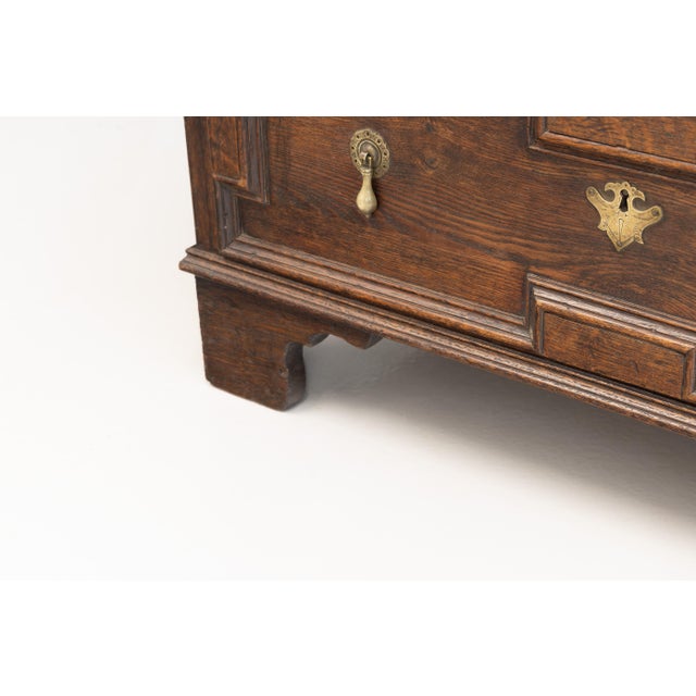 Jacobean Style Oak Chest, 1900 For Sale - Image 6 of 8