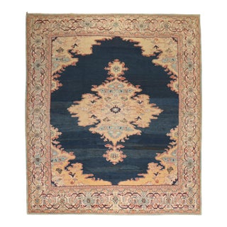 Zabihi Collection Antique Square Ziegler Mahal Square Rug For Sale