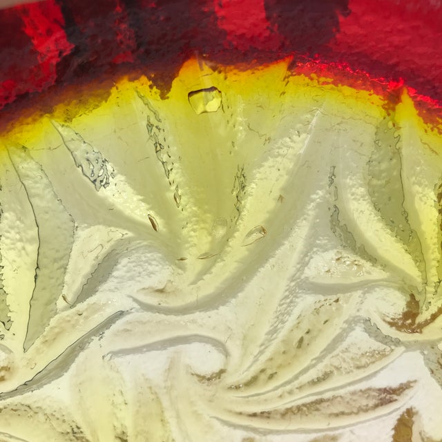 1960s 1960s Blenko Amberina Cigar Ashtray For Sale - Image 5 of 7