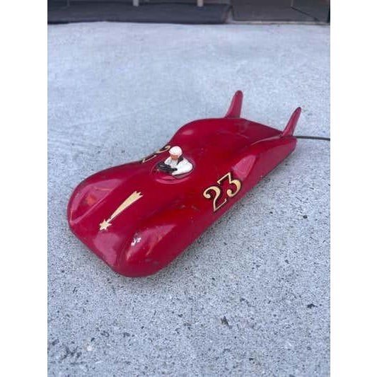 Amazing Streamlined French Toy Car by Arnold. Great look and feel with loads of streamline style! Shows typical signs of use.