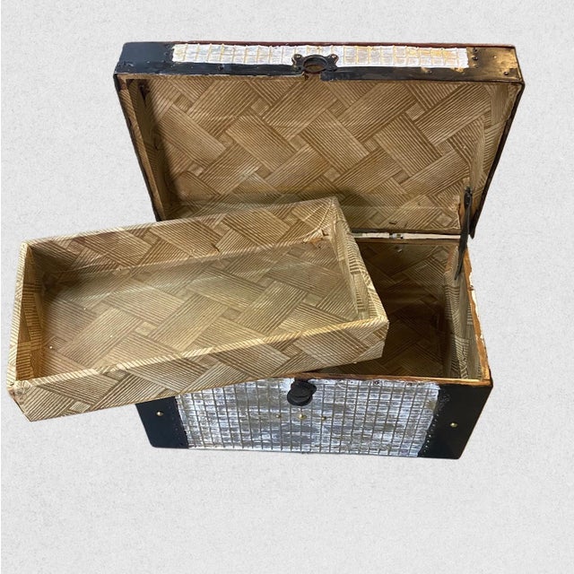 Shabby Chic Late 19th Century Doll Trunk For Sale - Image 3 of 4