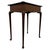 Brown Antique Early 20th Century English Mahogany Side Table with Cabriole Legs For Sale - Image 8 of 12