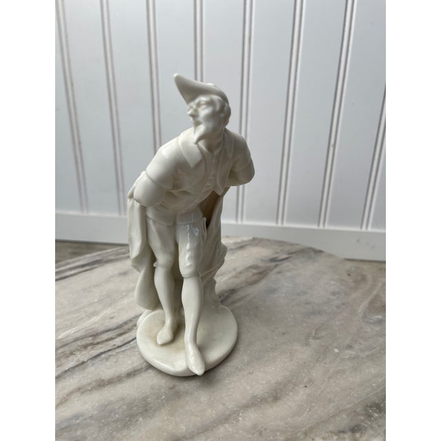 Title Nymphenburg Porcelain Pantalone Commedia dell'Arte Bustelli Figurine White 7" Brand Nymphenburg Porcelain...
