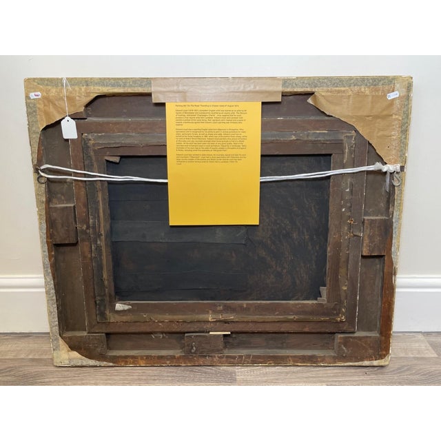 Edward Lloyd of Ellesmere (1818–1901) Important Victorian Equestrian Oil Painting Travelling to Chester (On the Road) — Dated 4 August 1874 For Sale - Image 16 of 18