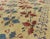 Textile Mid 20th Century Vintage Turkish Sub-Geometric All-Over Floral Oushak in Yellow, Red, and Blue For Sale - Image 7 of 9