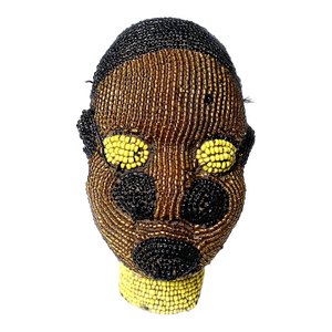 Beaded Lucky Head Handmade From Benin.