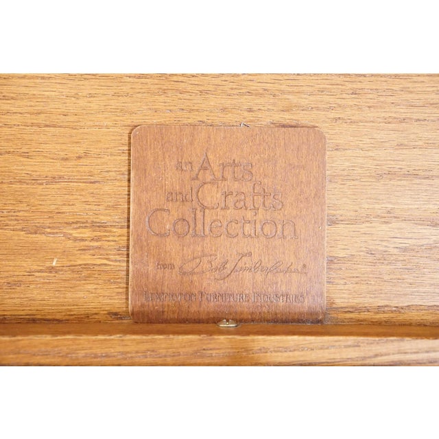 Brown Lexington Furniture Bob Timberlake Arts and Crafts Collection Mission Style 58" Accent Coffee Table 0722-944 For Sale - Image 8 of 12