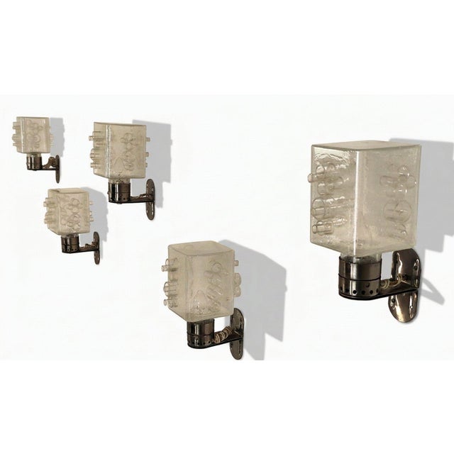 Sconces by Albano Poli for Poliarte, 1960s, Set of 5 For Sale - Image 14 of 14