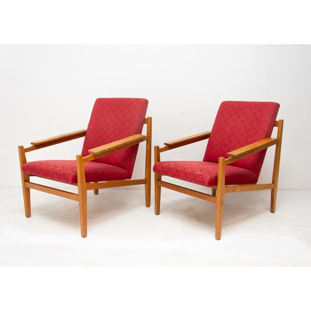 Set of Mid-Century Scandinavian Style Armchairs, 1960s For Sale - Image 16 of 18