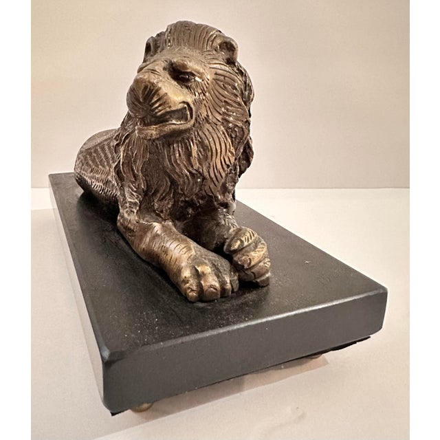 1990s 1990s Bombay Lion Bookends, Pair For Sale - Image 5 of 10