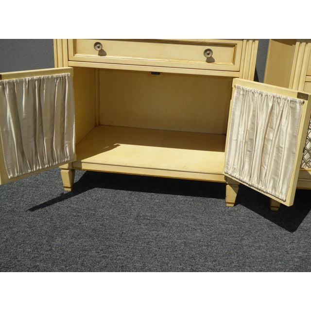 Vintage Kindel French Country Cottage Cream Nightstands A Pair Chairish