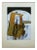 1940s After Georges Braque "La Guitare" First Edition Period Swiss Offset Lithograph For Sale