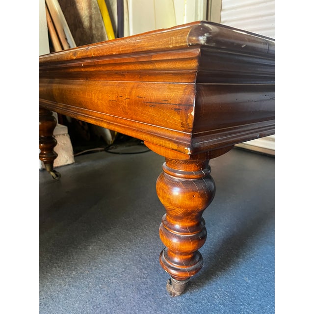1990s Italian Milling Road Maple Coffee Table by Baker Furniture For Sale - Image 5 of 6