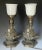 Pair of Antique Art Deco 1921 Cast Nautical Accent Table Lamps W/ Ship & Globe For Sale - Image 11 of 17