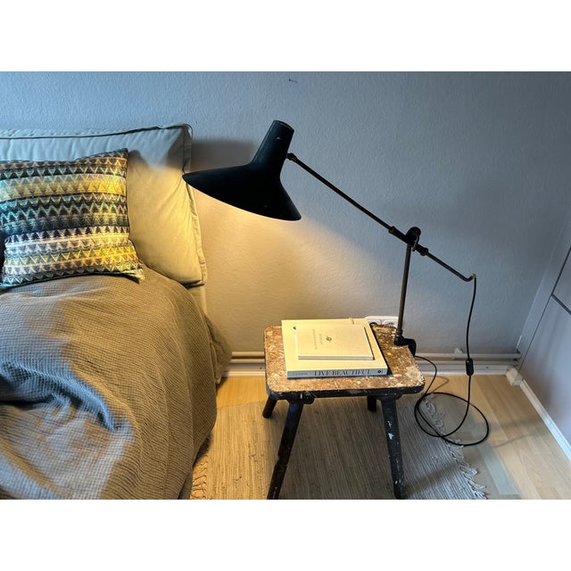 Mid-Century Italian Brass Clamp Desk Lamp attributed to Vittoriano Vigano For Sale - Image 12 of 18