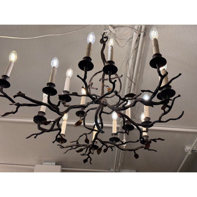 Paul Ferrante Twig Chandelier, Model #2081 For Sale - Image 11 of 12