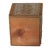 Brown Arts & Craft Style Wood & Copper Waste Basket For Sale - Image 8 of 8