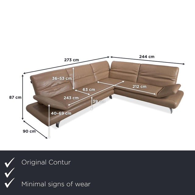If you're looking for a sofa that combines modern design with absolute comfort, then the Rodrigo corner sofa from Contur...
