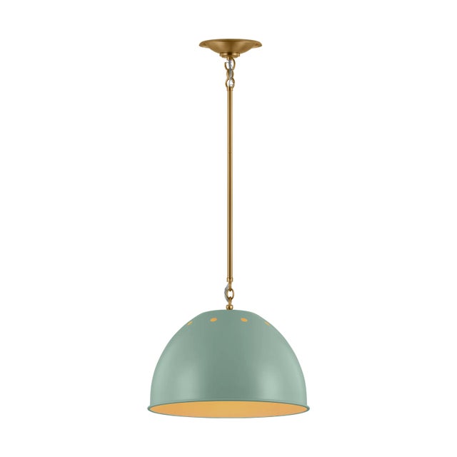 The Robbie pendants are a refined take on a retro design. The Robbie pendants are a new enameled industrial metal shade...