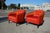 Mid-Century Modern Mid-Century Modern Satin Chairs - A Pair For Sale - Image 3 of 6