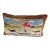 Vintage Hand Done Needlepoint Pillow With Fox Hunting Scene Tally Ho! For Sale