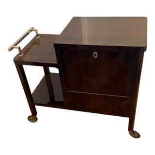 Vintage Polish Art Deco Trolley Bar, 1930s For Sale