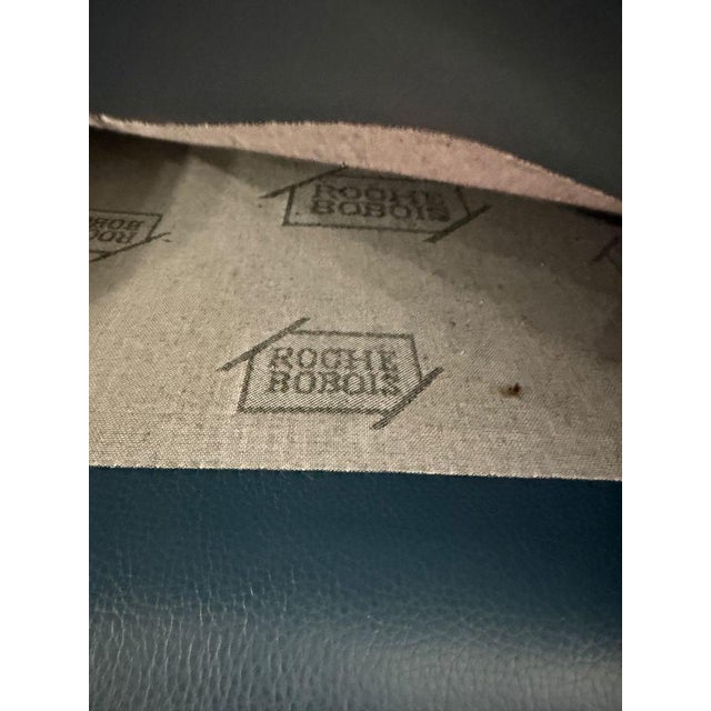 Animal Skin Long Roche Bobois Leather Sofa For Sale - Image 7 of 11
