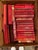 A set of 10 vintage books that range from colors of red, author, year published that include a variety of literary works....