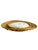 Mid 20th Century Vintage French Wave Edge Wicker Sunburst Convex Mirror, Mid-Century For Sale - Image 5 of 9