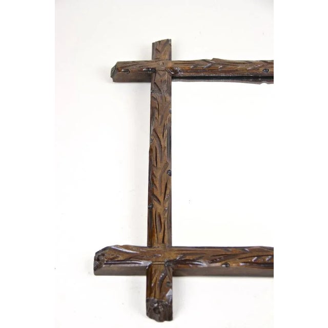 Austrian Black Forest Wall Mirror, 1880s For Sale - Image 11 of 17