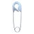 Large Wall Sculpture Silver-Colored Metal Safety Pin Post Modern For Sale
