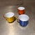 1950s Vintage Porcelain Espresso/Demitasse Cup Chikaramachi Gold Castle Japan - Set of 3 For Sale - Image 5 of 10