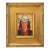 Impressionist Western Cowgirl Portrait Painting Including the Antiqued Gold Wood Frame For Sale