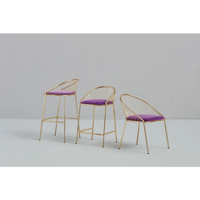 Agora Gold Chair by Pepe Albargues For Sale - Image 4 of 6