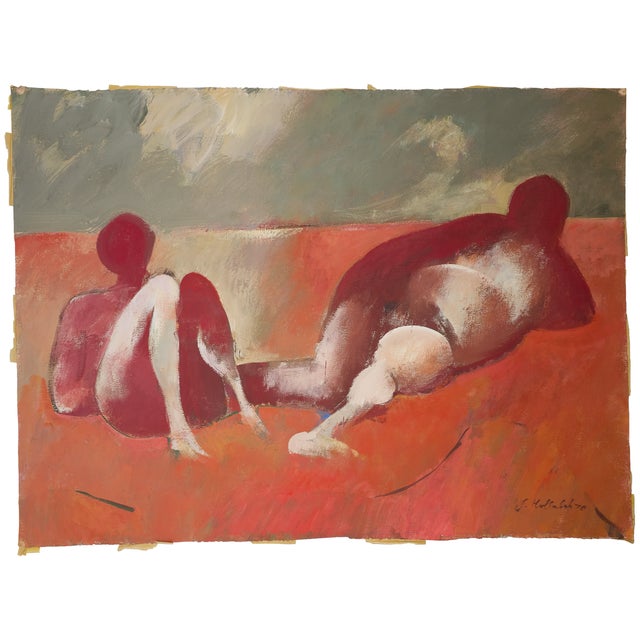 Hot Beach, Day, Two Serge Hollerbach, c. 1970 In Hot Beach, Day, Two, Serge Hollerbach turns a beach scene into a study of...