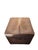 Vintage Cube Ottomans Newly Reupholstered in Genuine Hair-on-Hide Steer Hide - Pair A stylish pair of vintage cube...