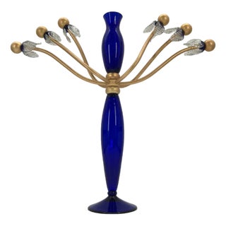 Glass Merimee Candlestick by Bořek Šípek for Driade, 1997 For Sale