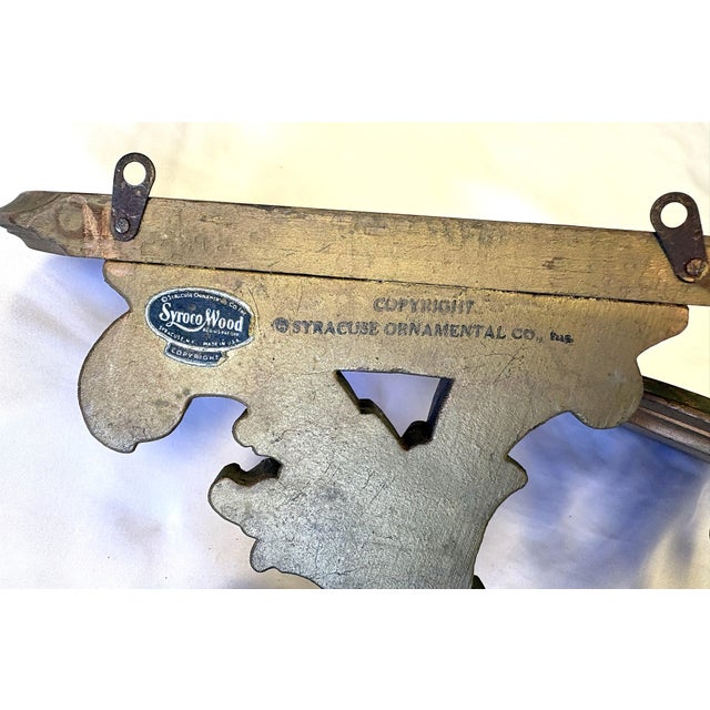 Mid 20th Century Syroco Wood Wall Brackets- A Pair For Sale - Image 13 of 14