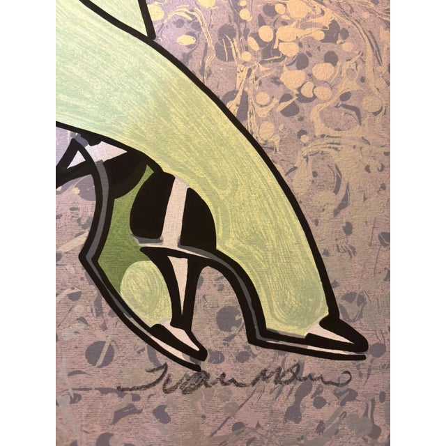 Juarez Machado Signed Limited Edition Serigraph – Parisian Cocktail Scene For Sale - Image 4 of 4