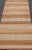 Vintage Turkish Kilim With Soft Brown, Rose, and Aqua Stripes 2'9 X 6'0 For Sale In Atlanta - Image 6 of 9