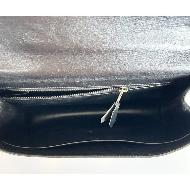 Hermes Vintage Gold Plated H Box Leather Constance 22 Bag For Sale - Image 9 of 12