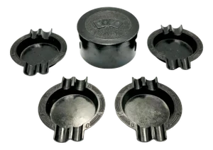 Bakelite Card Suits Ashtrays from Galaton, 1950s, Set of 5