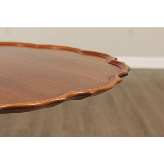 Wood Georgian Style Mahogany Tilt Top Table For Sale - Image 7 of 18