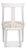 Deco Klismos Dining Chairs in White with Cream Seats, Sets of 2 For Sale - Image 4 of 11